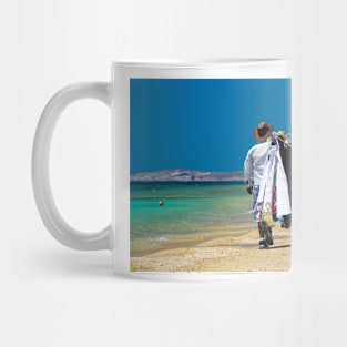 Seller on the beach Mug